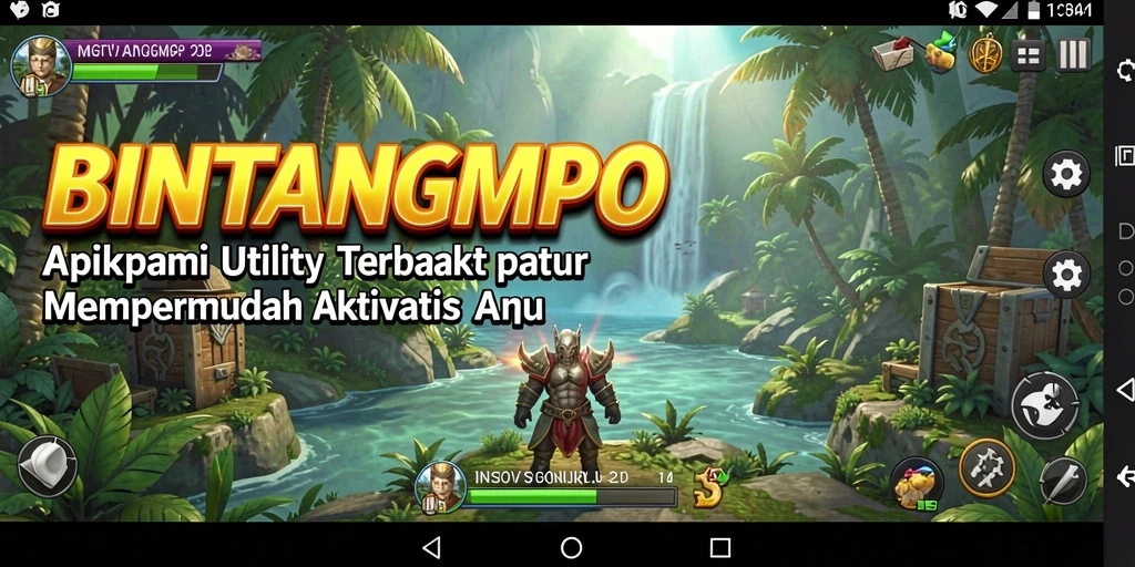 Tampilan aplikasi BINTANGMPO yang sederhana dan fungsional.