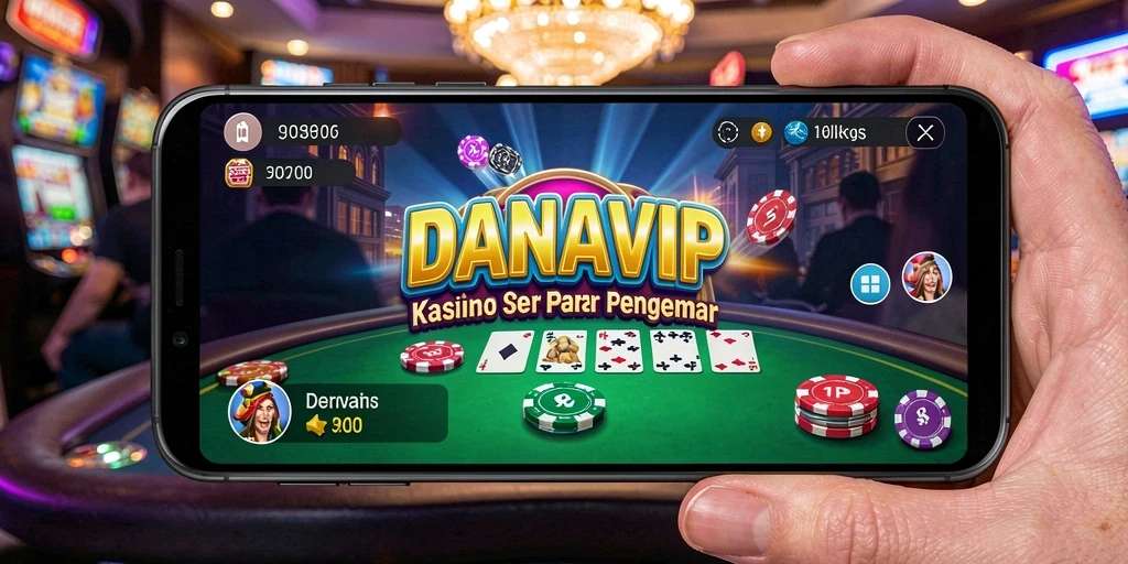Screenshot gameplay menarik dari DANAVIP yang menunjukkan keseruan permainan Kasino.