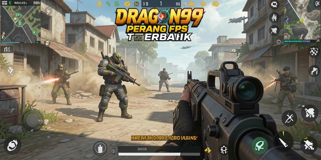Screenshot gameplay DRAGON99 yang menunjukkan aksi menembak yang intens.
