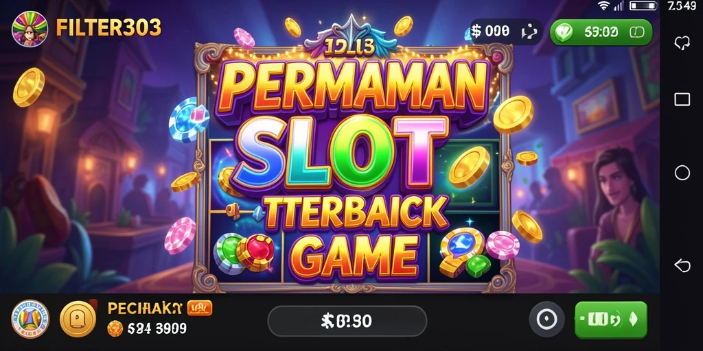 Tampilan menarik dari gameplay FILTER303 yang penuh warna.