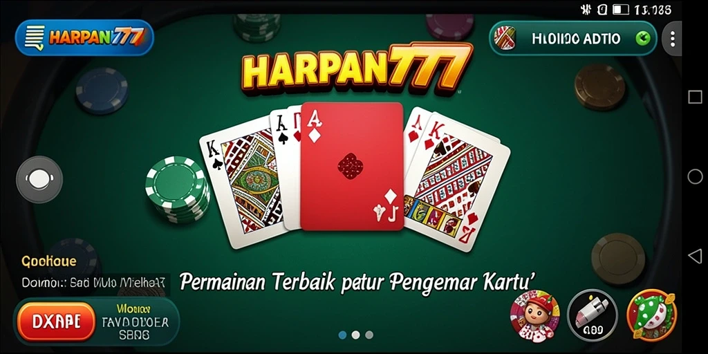 Screenshot gameplay menarik dari HARAPAN777, memperlihatkan keseruan bermain Domino.