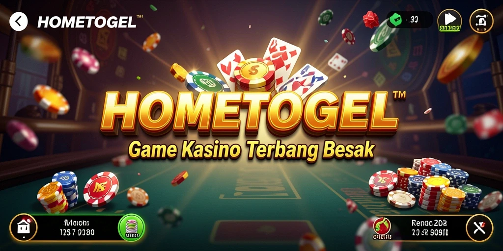 Tampilan gameplay menarik di HOMETOGEL yang menghadirkan keseruan Kasino.