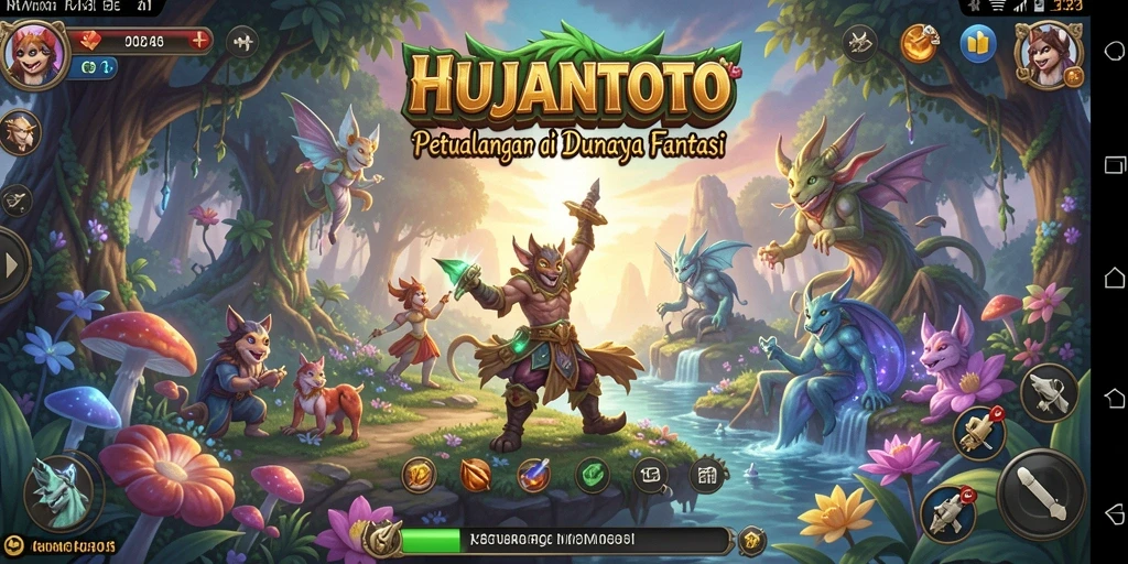 Tampilan gameplay menarik dari HUJANTOTO yang penuh aksi.