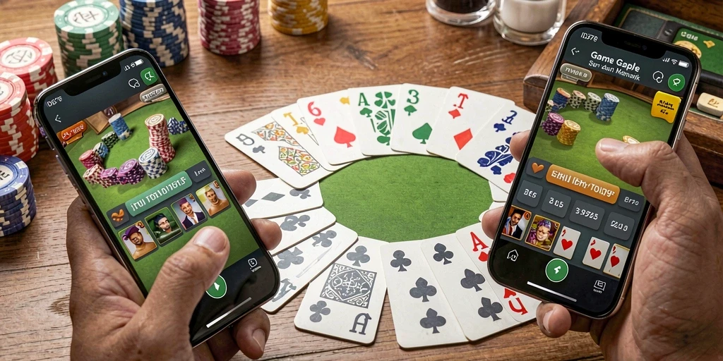 Screenshot gameplay Gaple ID678 yang seru dan interaktif.