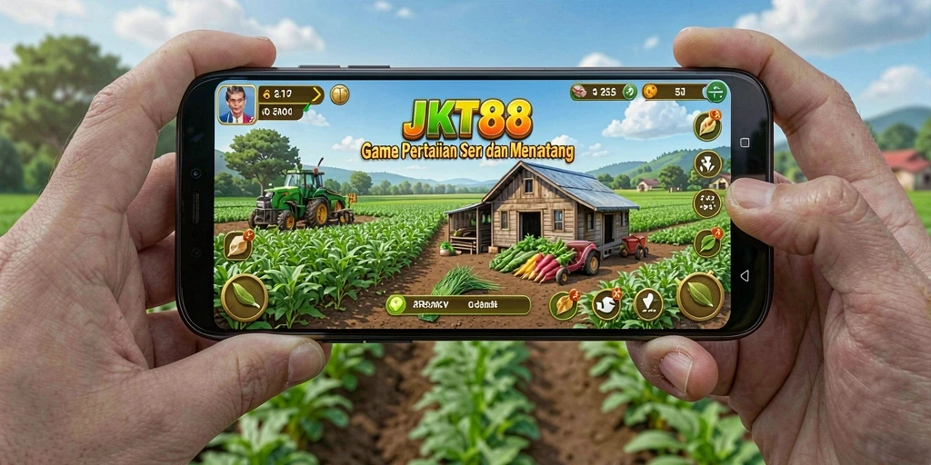 Gameplay menarik di dunia pertanian JKT88 dengan tanaman yang beragam.