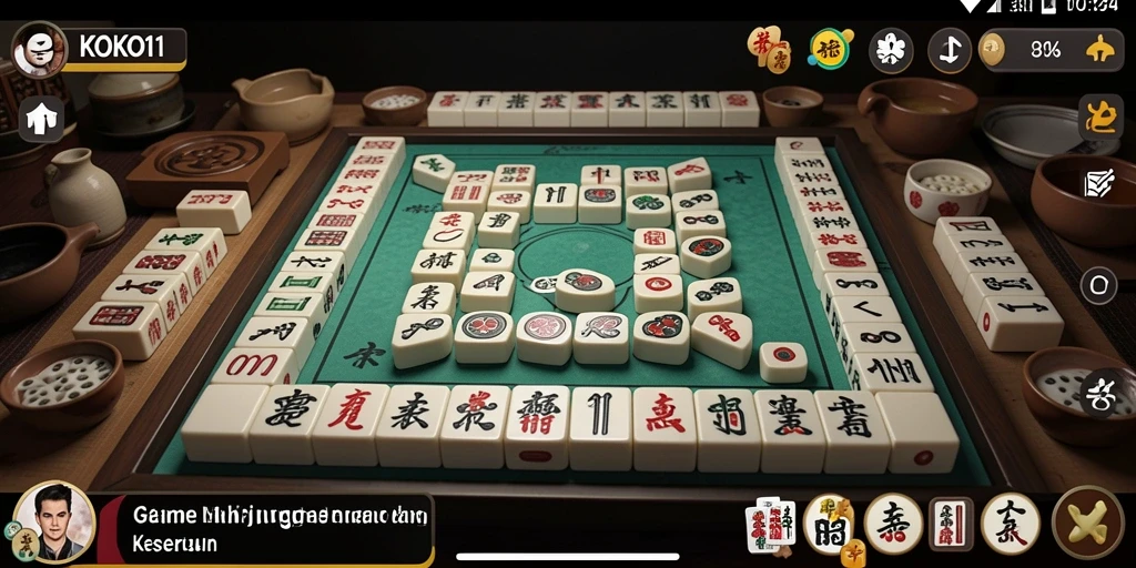 Screenshot KOKO11 menampilkan momen seru saat bermain Mahjong.