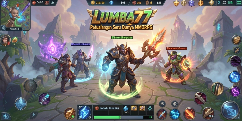 Gameplay seru LUMBA77 dengan dunia yang luas dan karakter beragam.