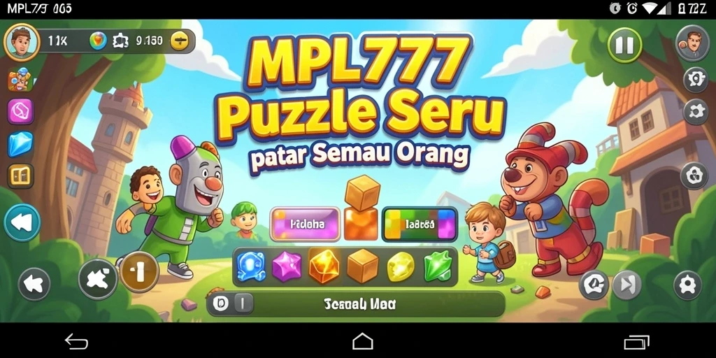 Screenshot MPL777 menampilkan gameplay puzzle yang menarik dan menantang.