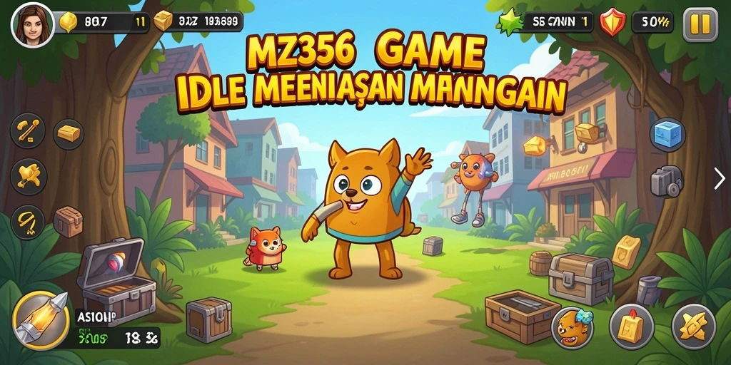 Tampilan menarik gameplay Idle MZ356 yang seru.