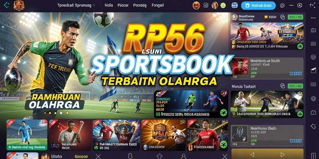 Screenshot menampilkan antarmuka aplikasi RP66 saat memasang taruhan olahraga.