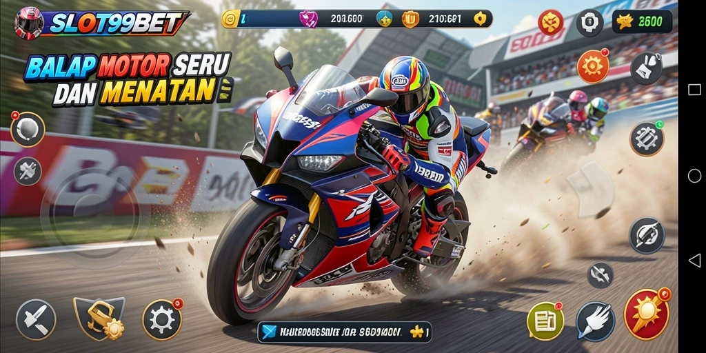Tampilan gameplay SLOT99BET yang menegangkan dan menarik.