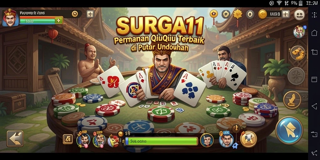 Gameplay seru QiuQiu di SURGA11 yang menarik dan kompetitif.