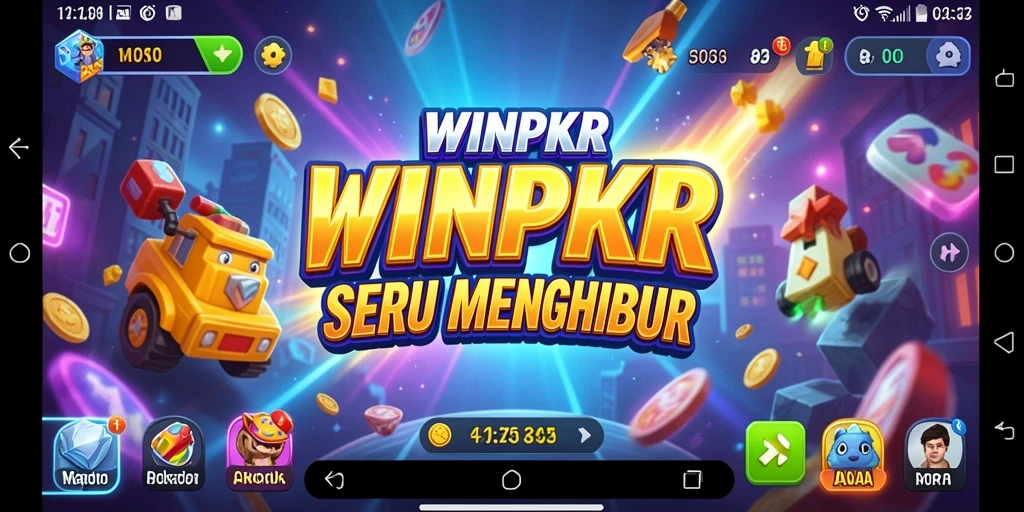 Screenshot gameplay WINPKR yang menarik dan seru.