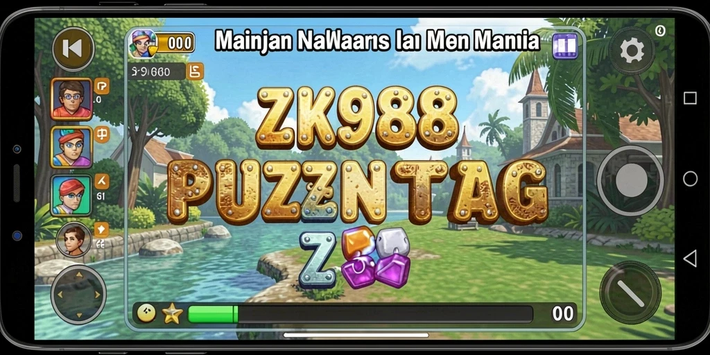 Tangkapan layar gameplay ZK988 dengan teka-teki menarik.